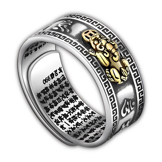 Feng Shui Pixiu Mantra Ring [FREE]